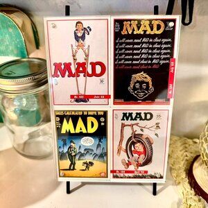 Vintage MAD Magazine Trading Cards Edition 1 Framed Collectible